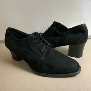Aerosoles Heely Black Suede slip ons
